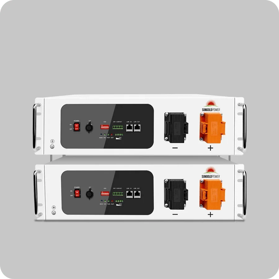 SunGoldPower 48V 100AH Server Rack Self-Heating LiFePO4 Lithium Battery - view 2