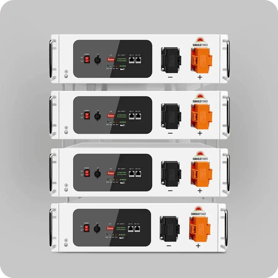 SunGoldPower 48V 100AH Server Rack Self-Heating LiFePO4 Lithium Battery - view 3
