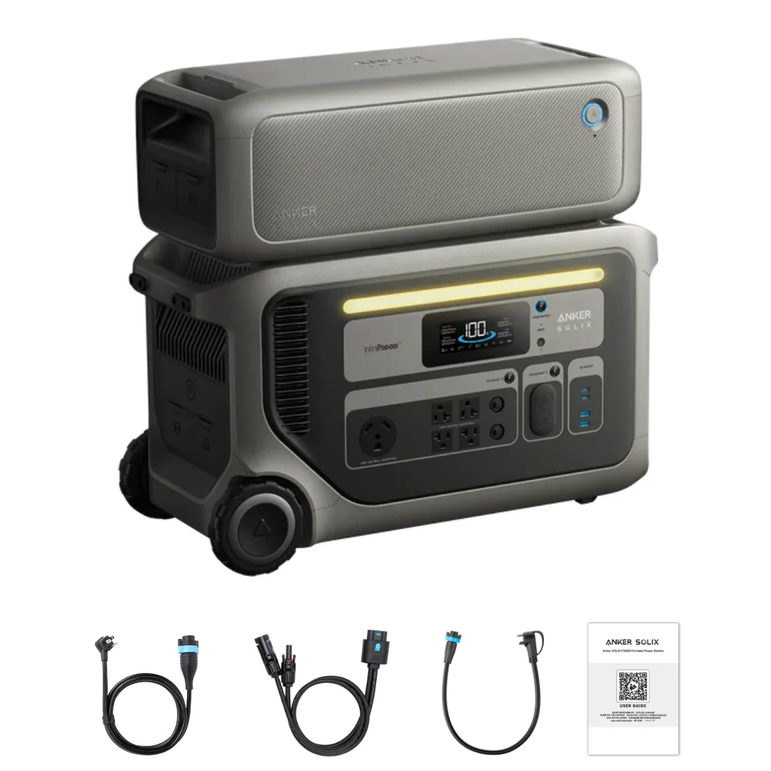 Anker SOLIX F3000 Solar Generator + Expansion Batteries - view 11