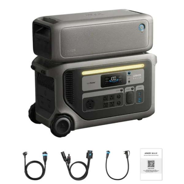 Anker SOLIX F3000 Solar Generator + Expansion Batteries