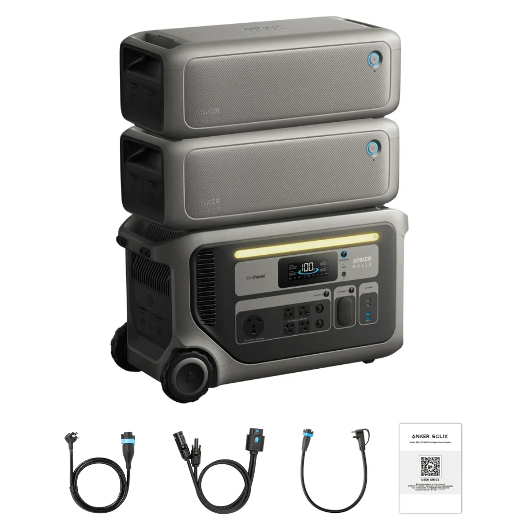 Anker SOLIX F3000 Solar Generator + Expansion Batteries - view 2