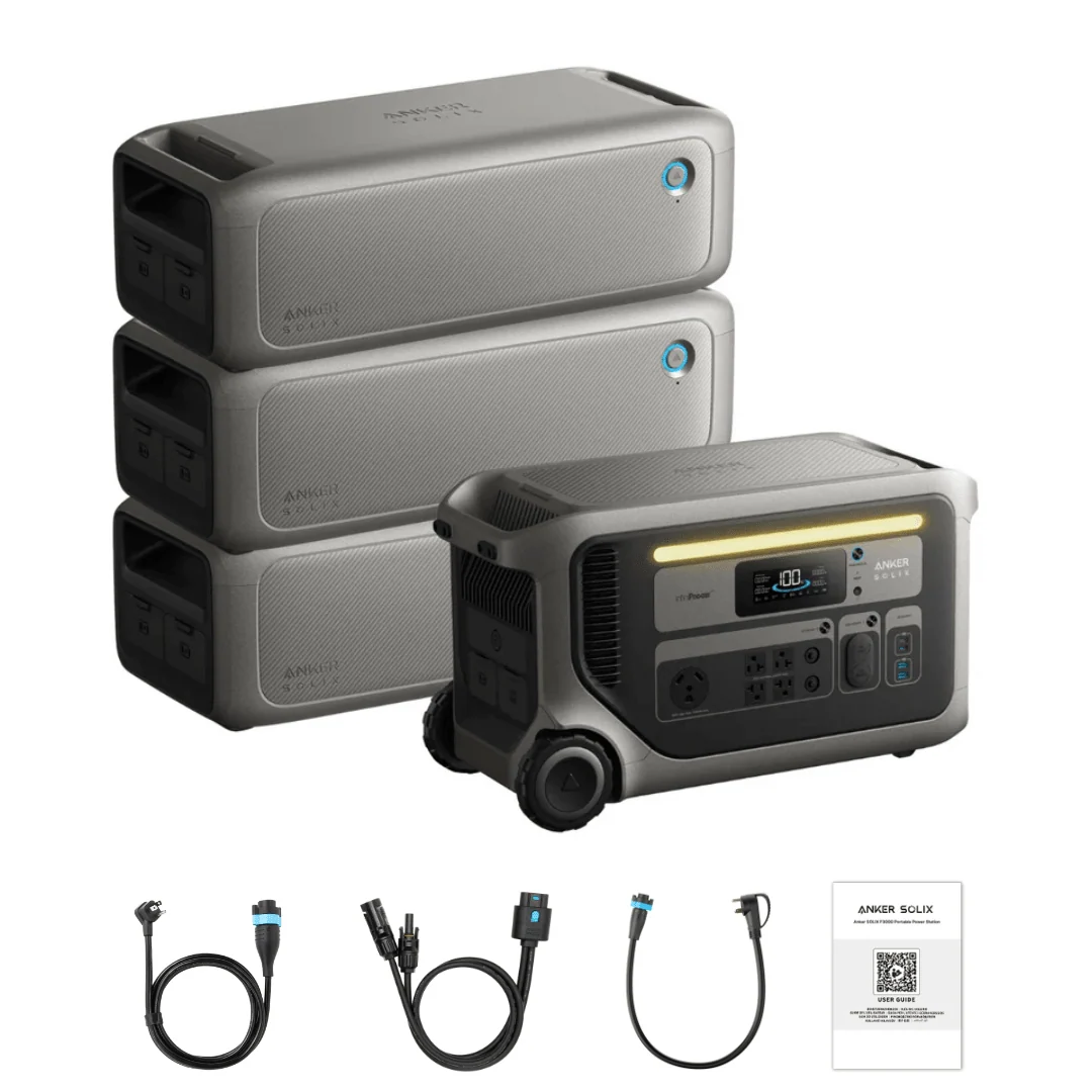 Anker SOLIX F3000 Solar Generator + Expansion Batteries - view 3