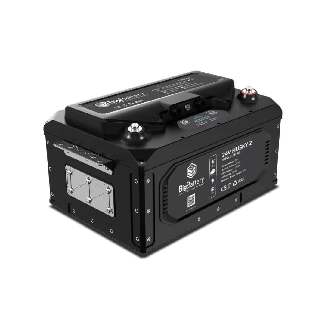 BigBattery HUSKY 2 24V 200Ah 5.12kWh LiFePO4 Battery