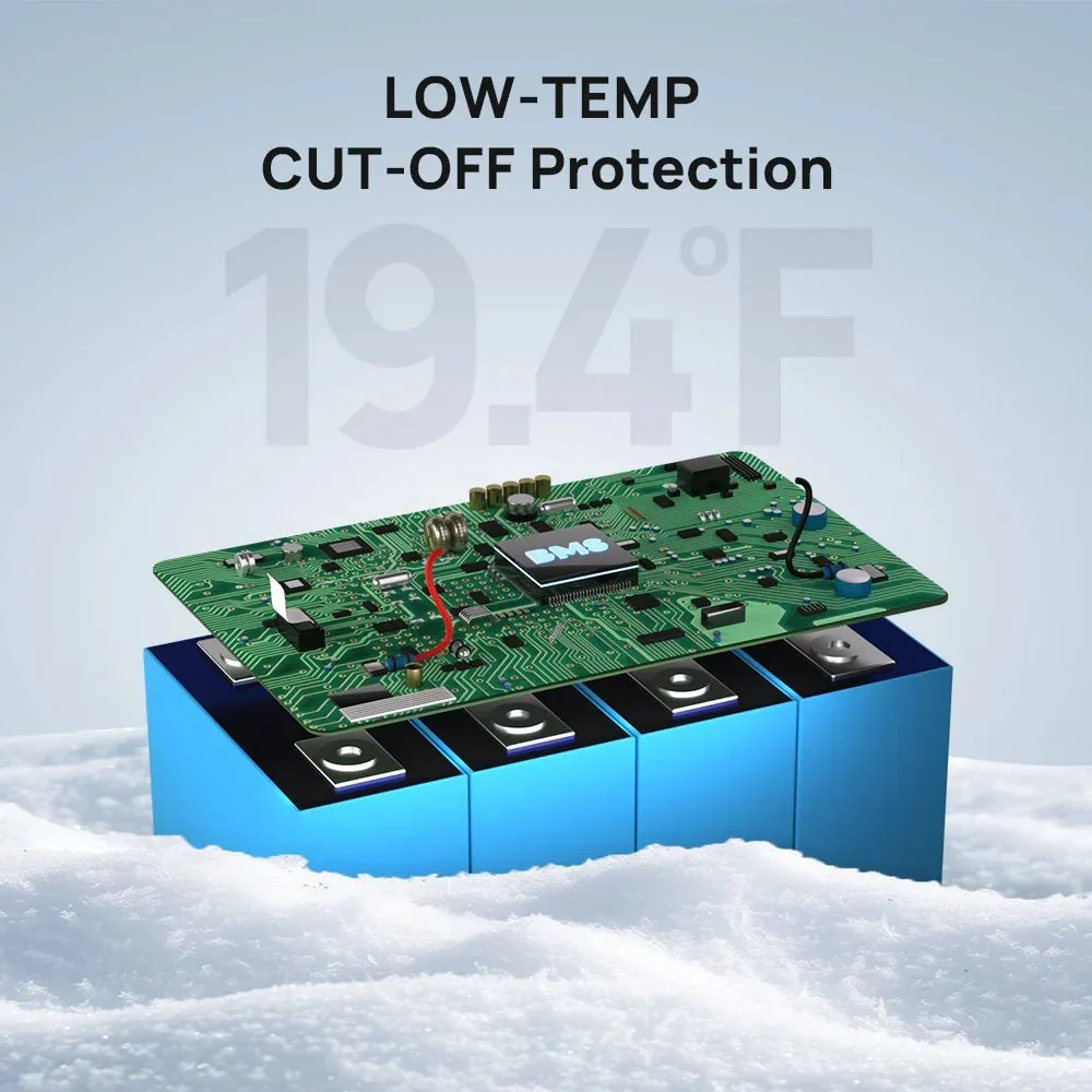 ECO-WORTHY 12V 280AH Lifepo4 Battery with SOC LEDs and Low Temp Protection - view 9