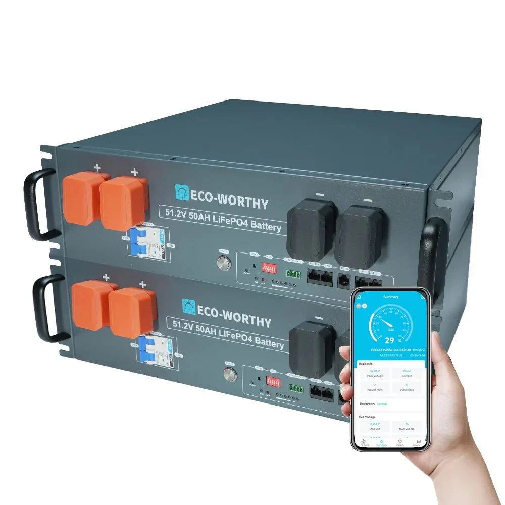 ECO-WORTHY 48V (51.2V) 50Ah Server Rack Battery - view 2
