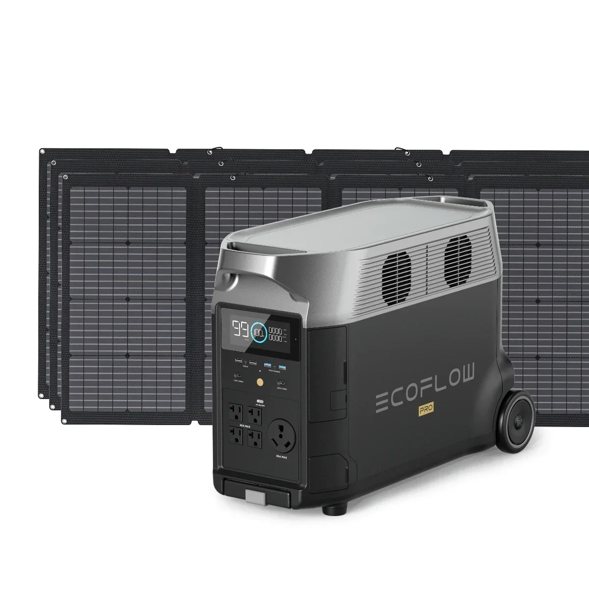 EcoFlow DELTA Pro Solar Generator + 220W Portable Solar Panels - view 8
