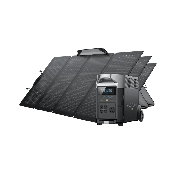 EcoFlow DELTA Pro Solar Generator + 220W Portable Solar Panels - view 5