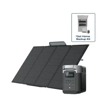 EcoFlow DELTA Pro + 400W Portable Solar Panel + Transfer Switch - view 3