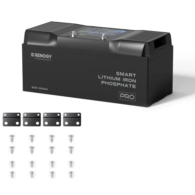 Renogy 12V 200Ah Pro Smart Lithium Iron Phosphate Battery w/Bluetooth & Self-heating Function - view 10
