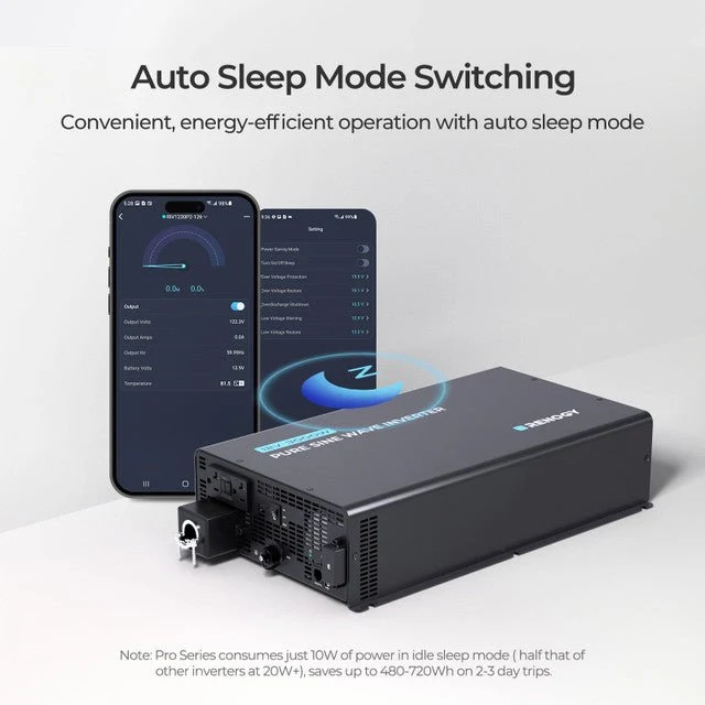 Renogy 3000W 12V Pro Pure Sine Wave Inverter With EcoSleep Mode - view 4