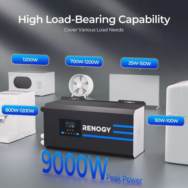 Renogy 3000W 12V Pure Sine Wave Inverter Charger w/ LCD Display - view 8