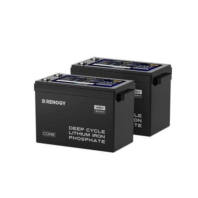 Renogy 48V 50Ah Smart Self-Heating Lithium Iron Phosphate Battery - view 2