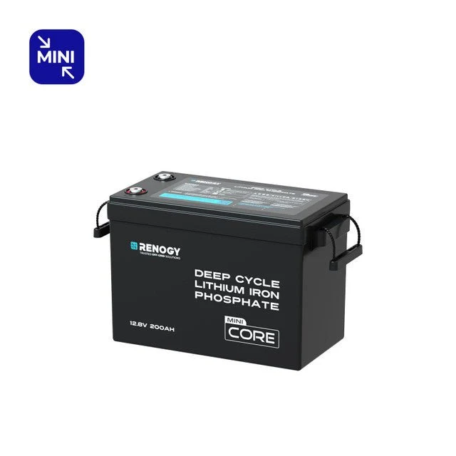 Renogy Core Mini 12.8V 200Ah LiFePO4 Battery w/ Low-Temperature Protection