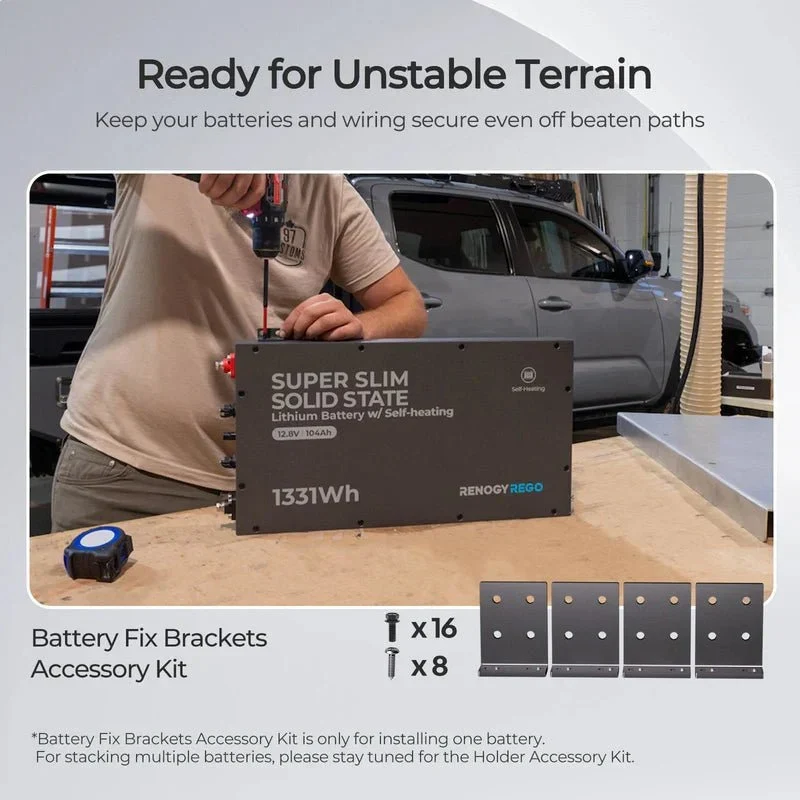 Renogy REGO 12V 104Ah Super Slim Lithium Iron Phosphate Battery with Self-Heating - view 4