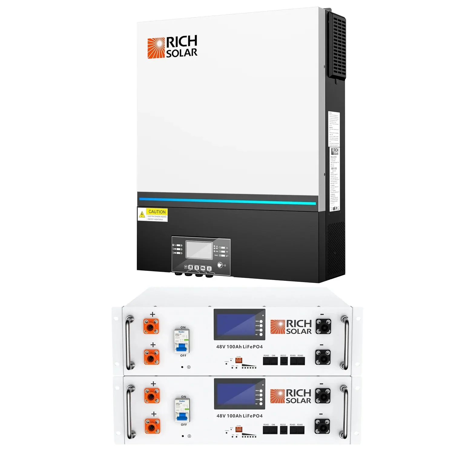 Rich Solar NOVA 6548 6500 Watt (6.5KW) 48 Volt Off-Grid Hybrid Solar Inverters - view 9