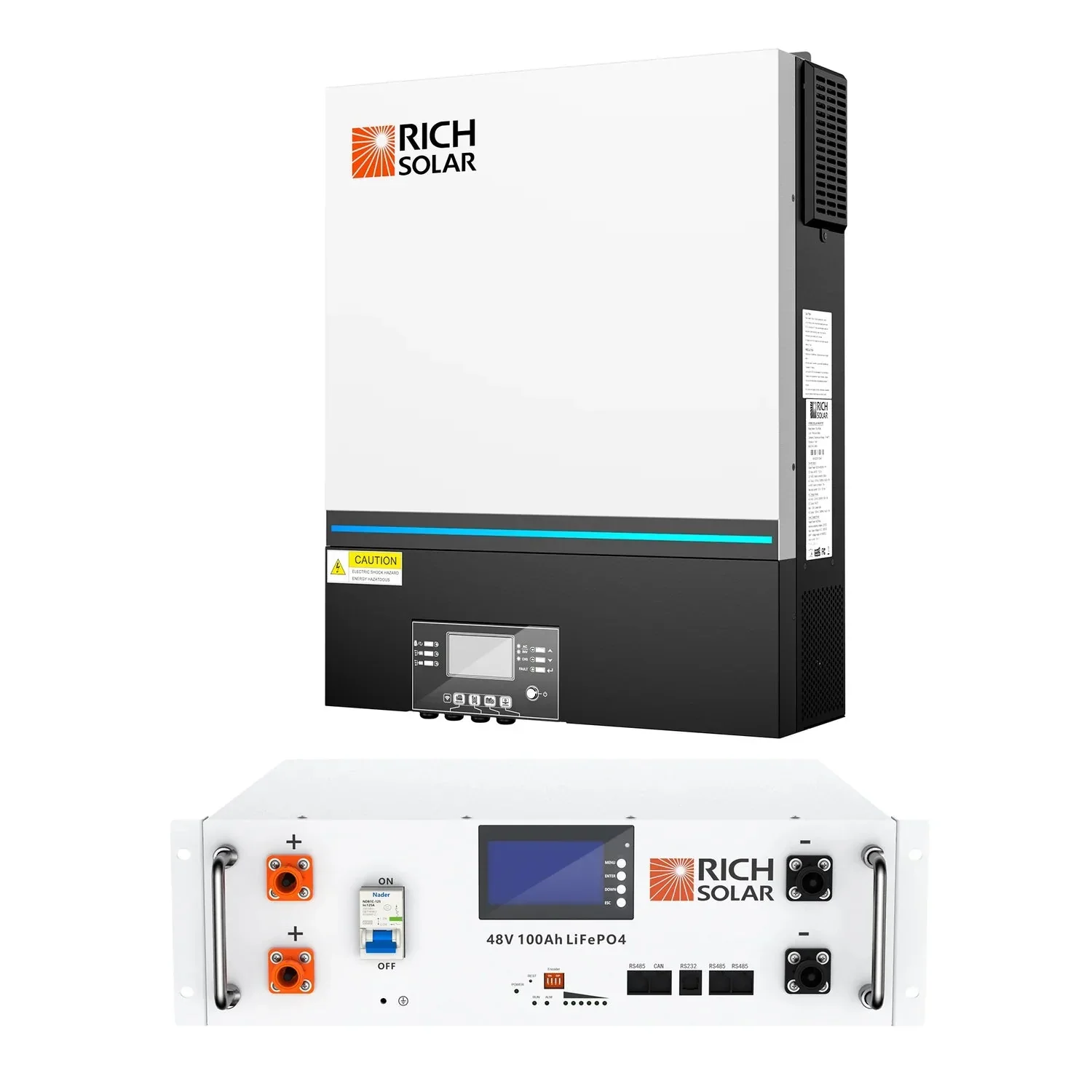 Rich Solar NOVA 6548 6500 Watt (6.5KW) 48 Volt Off-Grid Hybrid Solar Inverters - view 10
