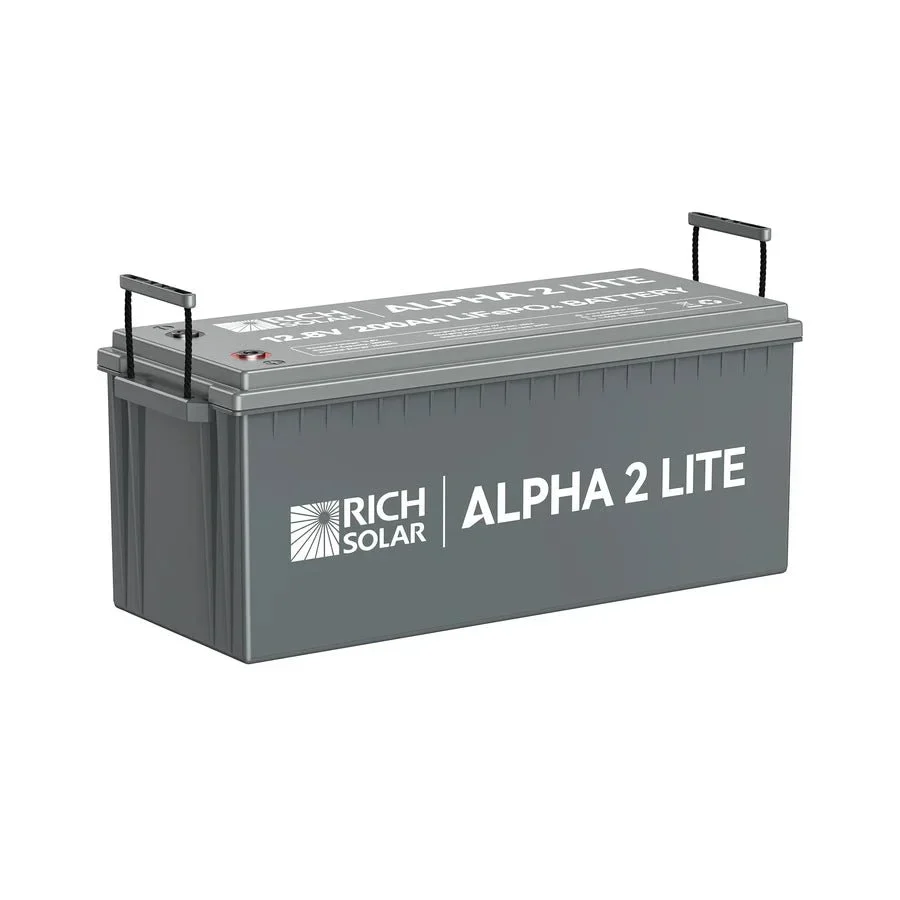 Rich Solar ALPHA 2 LITE 12V 200Ah LiFePO4 Lithium Battery - view 3
