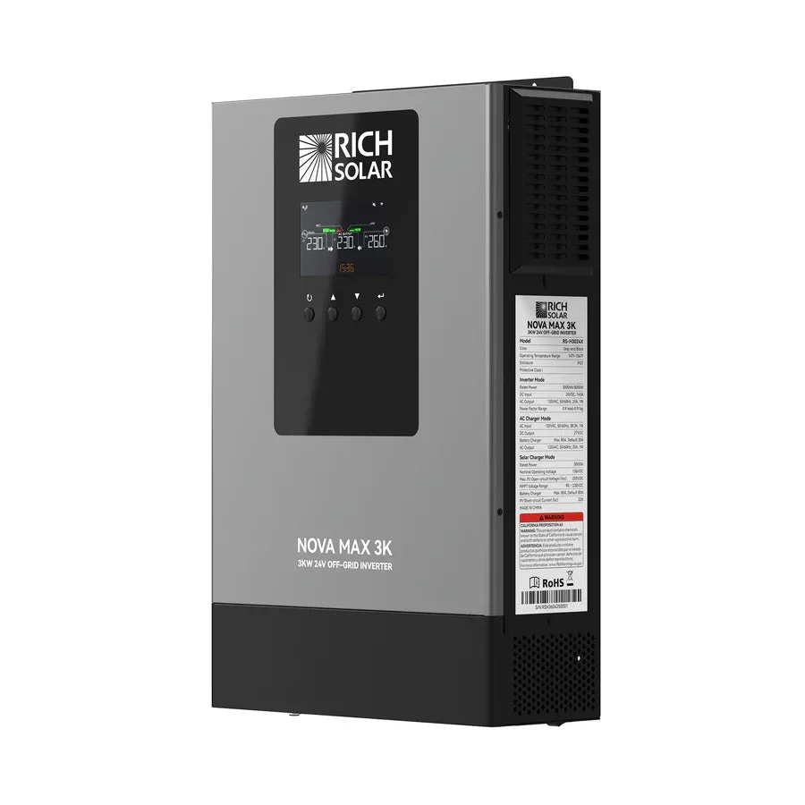 Rich Solar NOVA MAX 3K 2026 24V 3000W Off-Grid Hybrid Inverter - view 5