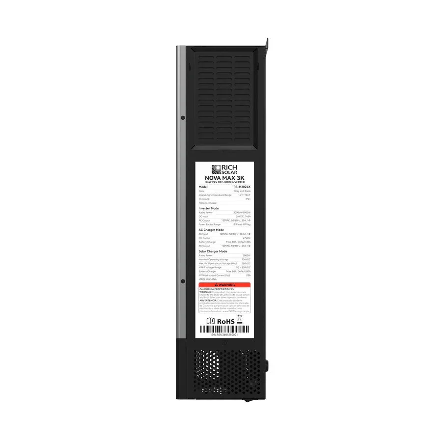 Rich Solar NOVA MAX 3K 2026 24V 3000W Off-Grid Hybrid Inverter - view 6
