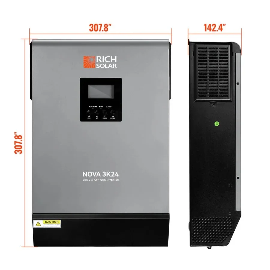 Rich Solar NOVA MAX 3K 3000W 24V Hybrid Solar Inverter - view 7