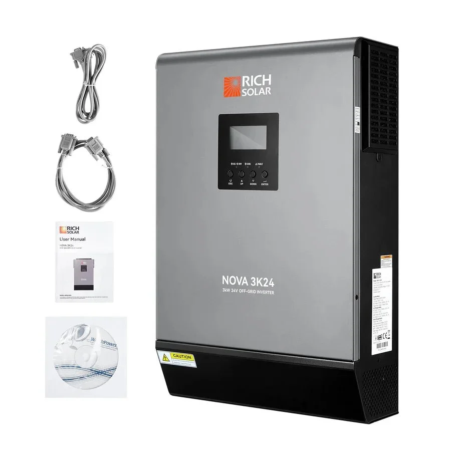 Rich Solar NOVA MAX 3K 3000W 24V Hybrid Solar Inverter - view 4
