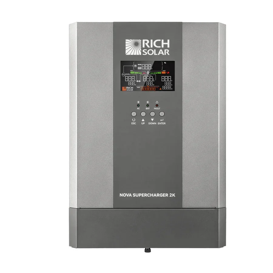 Rich Solar NOVA SUPERCHARGER 2K 2000W 12V Pure Sine Wave Inverter Charger - view 6