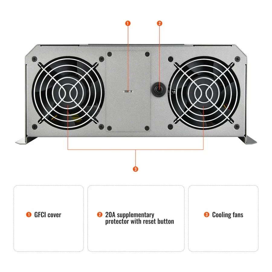 Rich Solar NOVA SUPERCHARGER 3K 3000W 12V Pure Sine Wave Inverter Charger - view 5