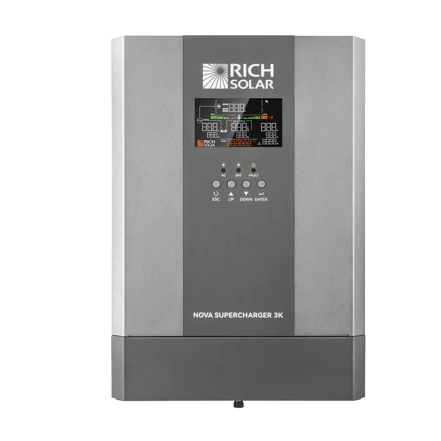 Rich Solar NOVA SUPERCHARGER 3K 3000W 12V Pure Sine Wave Inverter Charger - view 6