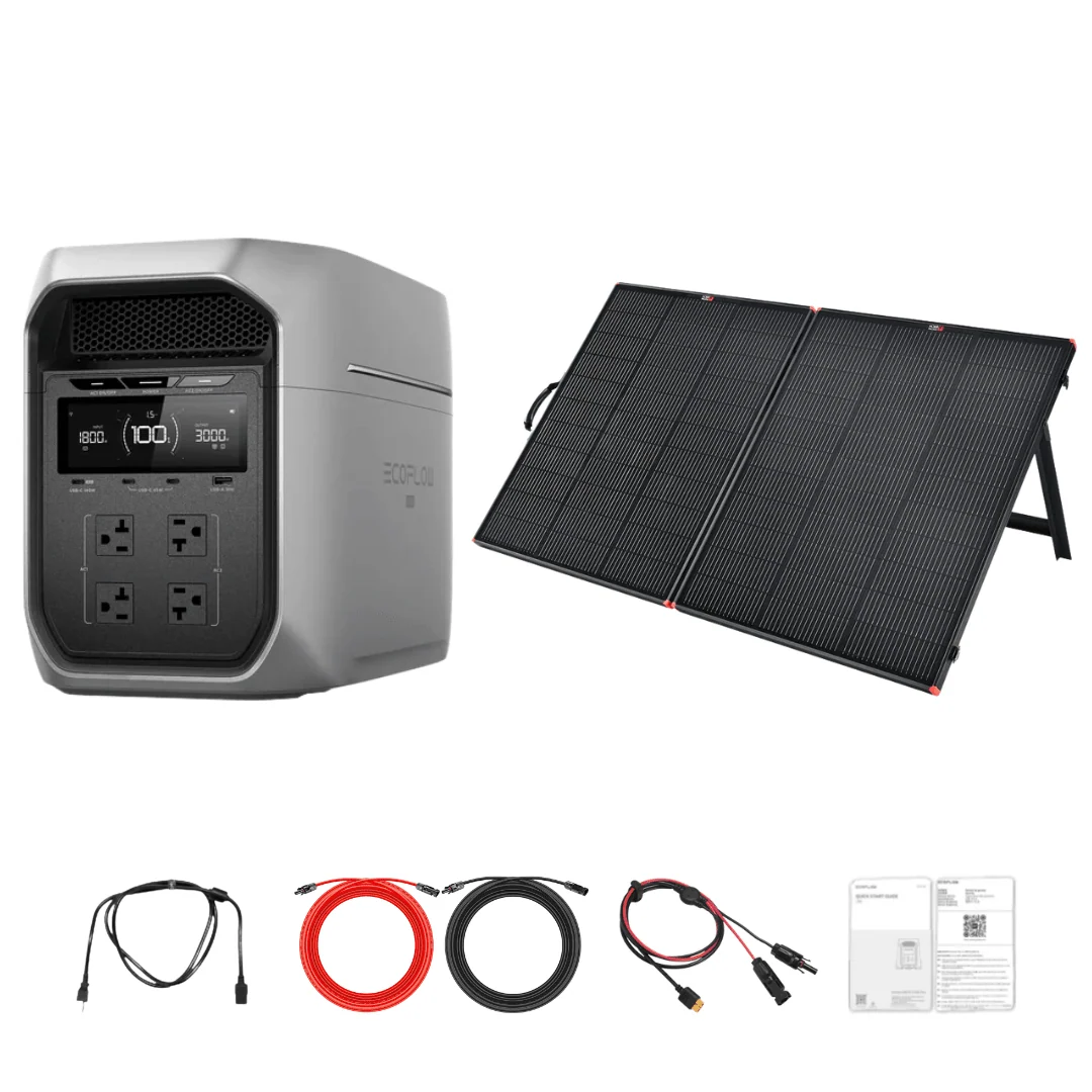 EcoFlow DELTA 3 Max Plus + Custom Solar Panels Kits