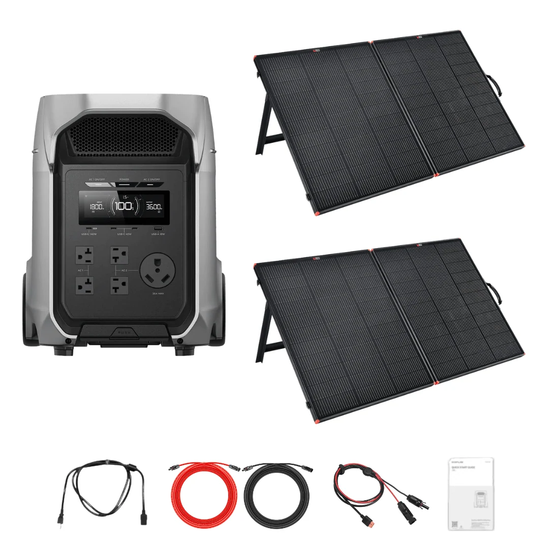 EcoFlow DELTA 3 Ultra Plus + Custom Solar Panels Kits