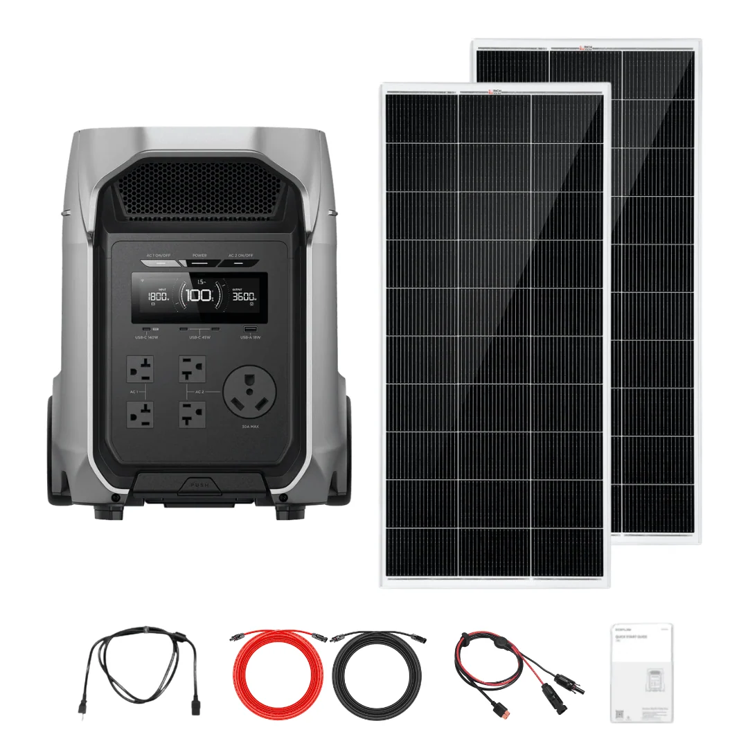 EcoFlow DELTA 3 Ultra Plus + Custom Solar Panels Kits - view 2