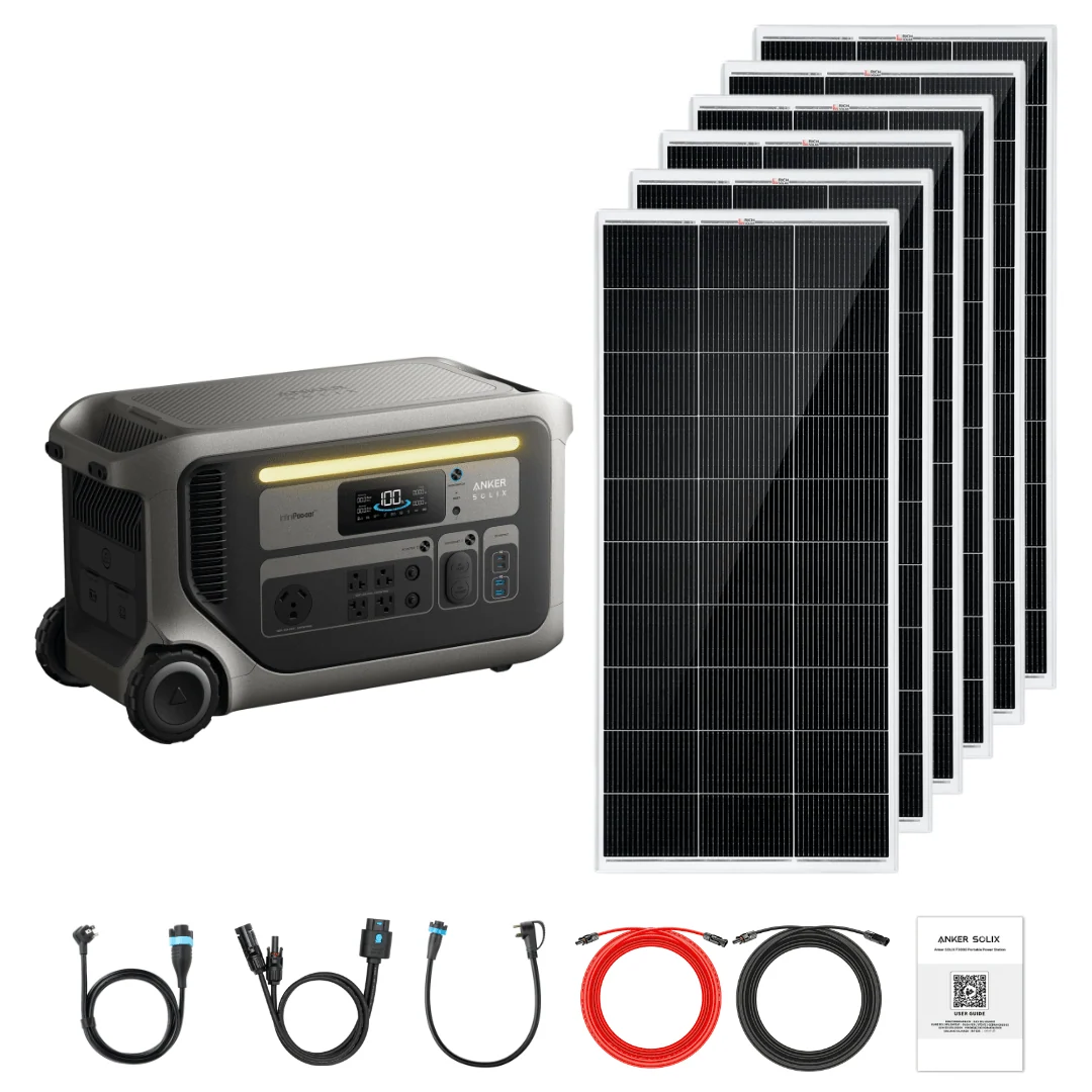 Anker SOLIX F3000 + Custom Solar Panels Kits - view 13