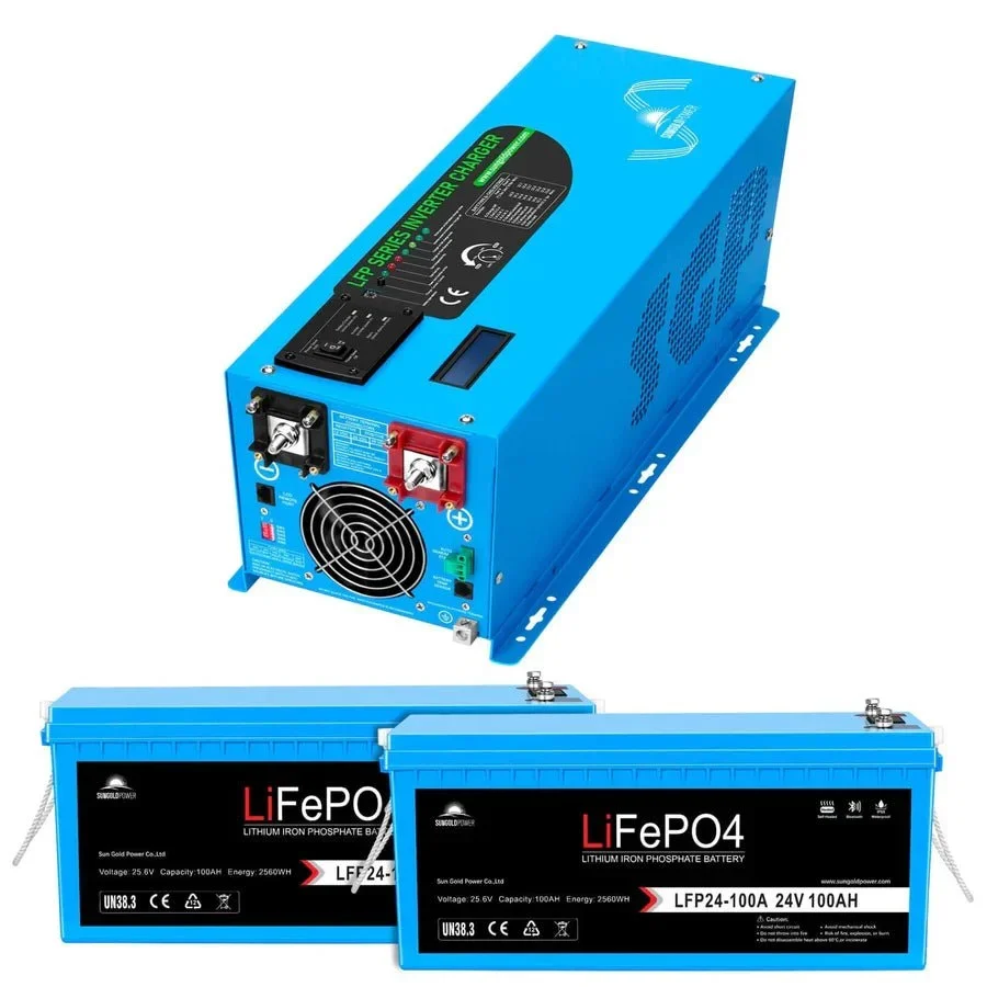 SunGoldPower 3000W DC 24V Pure Sine Wave Inverter With Charger - view 8