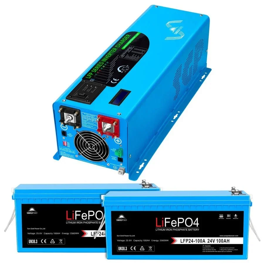 SunGoldPower 4000W DC 24V Split Phase Pure Sine Wave Inverter With Charger - view 8