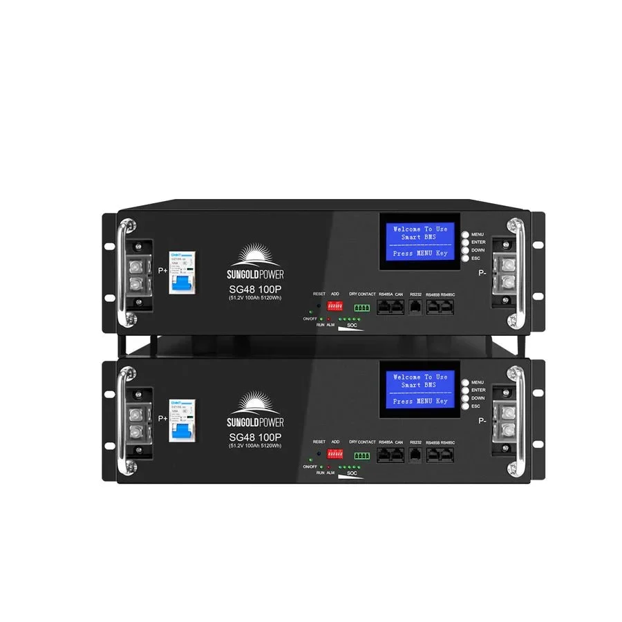 SunGoldPower 48V 100Ah Server Rack LiFePO4 Lithium Battery - view 7