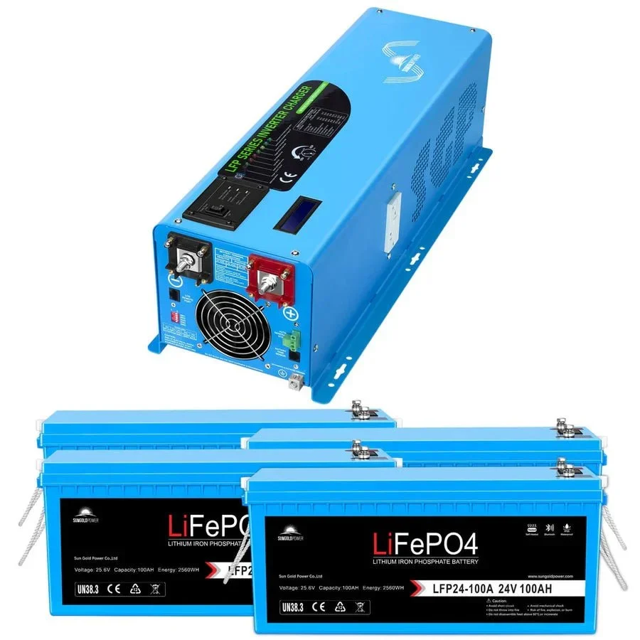 SunGoldPower 6000W DC 48V Split Phase Pure Sine Wave Inverter With Charger UL1741 Standard - view 7
